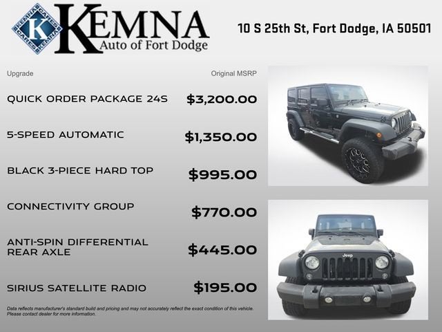 2016 Jeep Wrangler Unlimited Sport