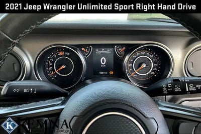 2021 Jeep Wrangler Unlimited Sport RHD 4x4