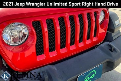 2021 Jeep Wrangler Unlimited Sport RHD 4x4