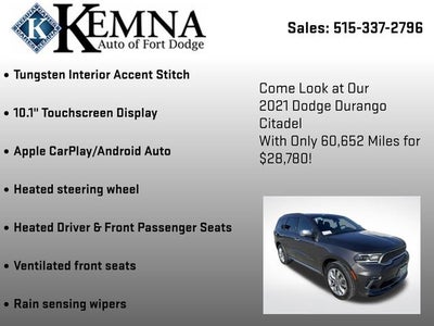 2021 Dodge Durango Citadel AWD