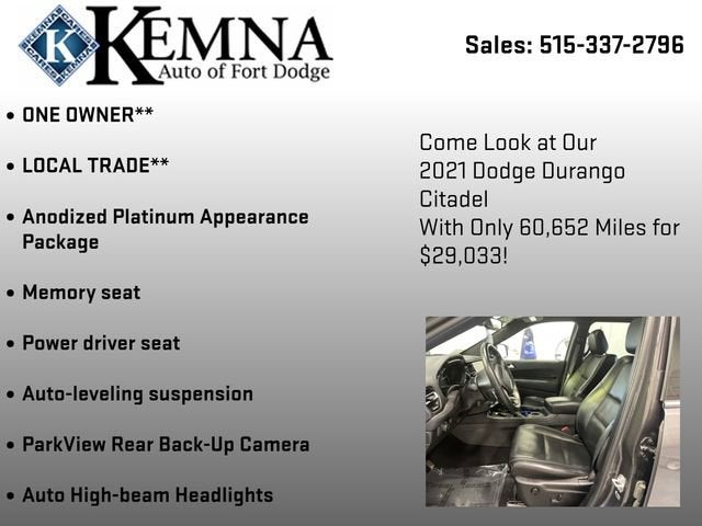 2021 Dodge Durango Citadel AWD