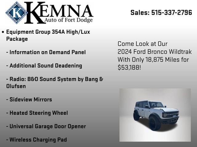 2024 Ford Bronco Wildtrak