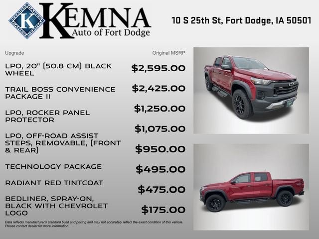 2025 Chevrolet Colorado Trail Boss