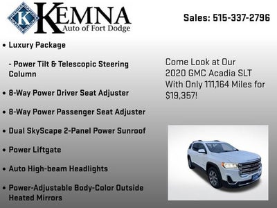 2020 GMC Acadia SLT