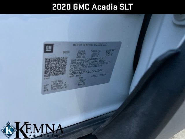 2020 GMC Acadia SLT