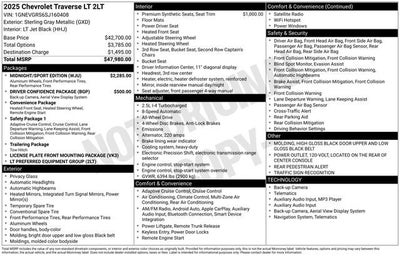 2025 Chevrolet Traverse LT