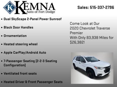 2020 Chevrolet Traverse Premier