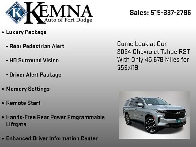 2024 Chevrolet Tahoe RST