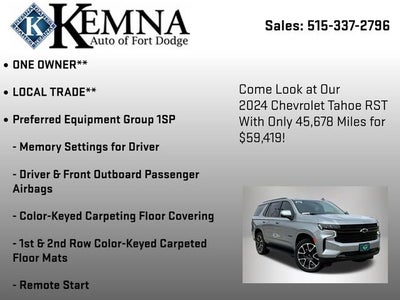 2024 Chevrolet Tahoe RST