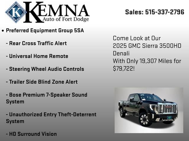 2025 GMC Sierra 3500 HD Denali
