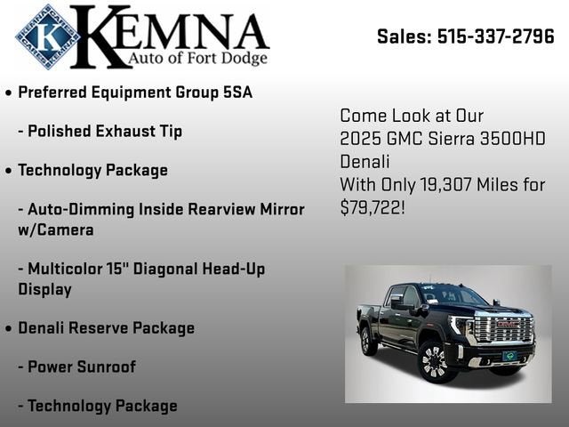 2025 GMC Sierra 3500 HD Denali