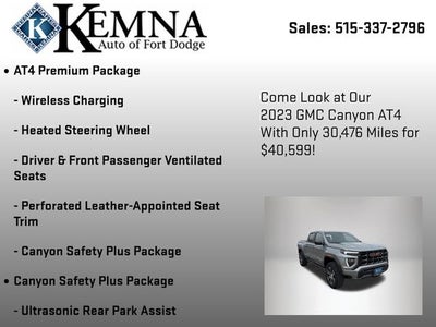 2023 GMC Canyon AT4
