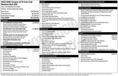 2023 GMC Canyon AT4
