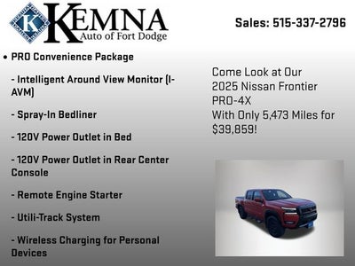 2025 Nissan Frontier Crew Cab PRO-4X 4x4