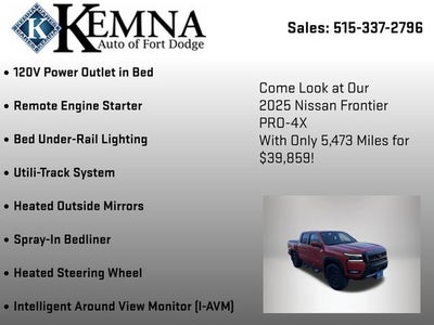 2025 Nissan Frontier Crew Cab PRO-4X 4x4