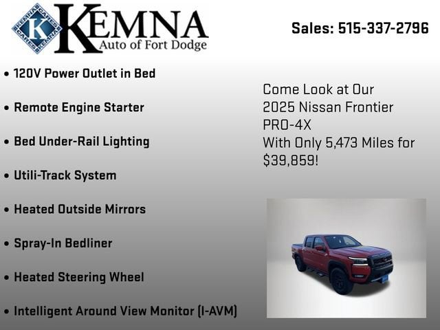 2025 Nissan Frontier Crew Cab PRO-4X 4x4