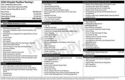 2024 Chrysler Pacifica Touring L AWD