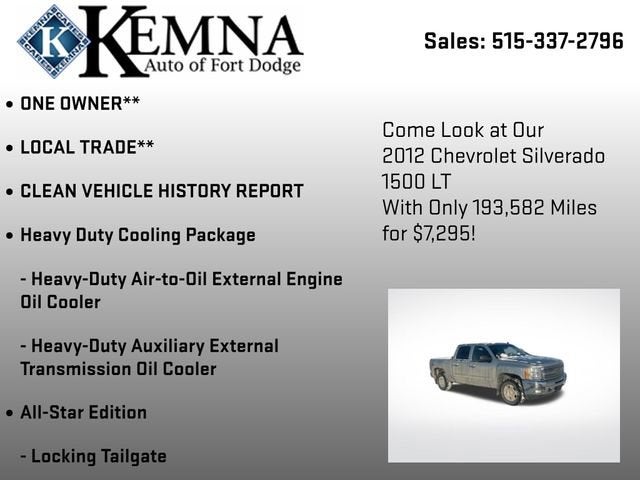 2012 Chevrolet Silverado 1500 LT