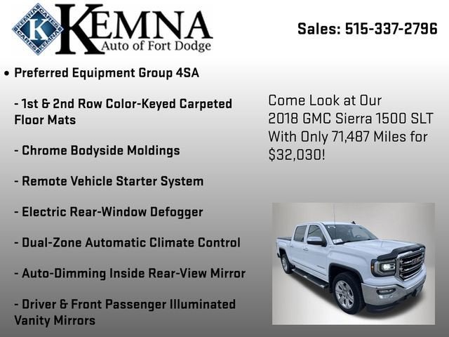 2018 GMC Sierra 1500 SLT