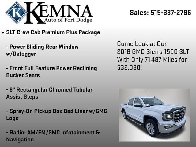 2018 GMC Sierra 1500 SLT