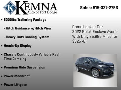 2022 Buick Enclave Avenir