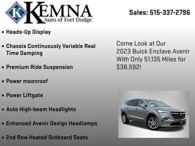 2023 Buick Enclave Avenir