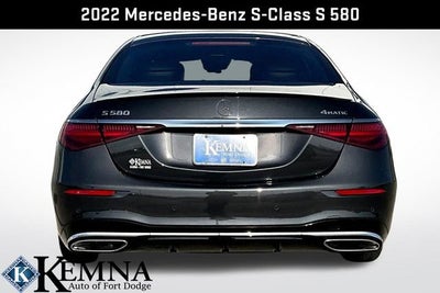 2022 Mercedes-Benz S-Class S 580