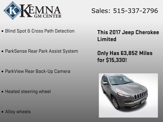 2017 Jeep Cherokee Limited 4x4