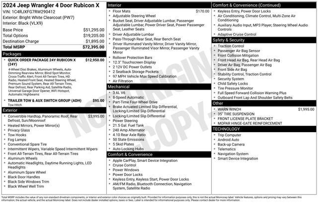 2024 Jeep Wrangler 4-Door Recon 4x4