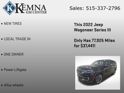 2022 Jeep Wagoneer Series III 4x4