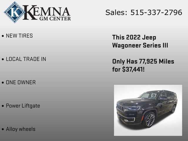 2022 Jeep Wagoneer Series III 4x4