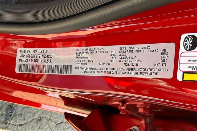 2026 RAM Ram 1500 RAM 1500 LARAMIE CREW CAB 4X4 5'7' BOX