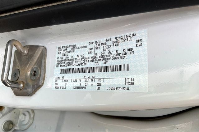 2019 Ford Escape SEL