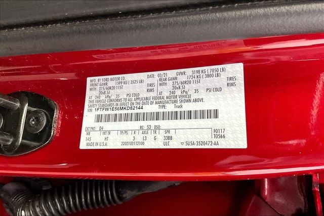 2021 Ford F-150 LARIAT