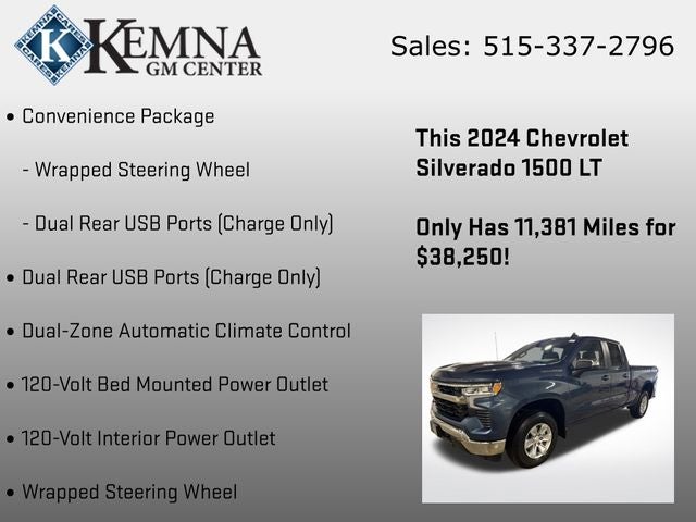 2024 Chevrolet Silverado 1500 4WD Double Cab Standard Bed LT