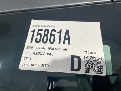 2020 Chevrolet Silverado 1500 4WD Crew Cab Short Bed RST