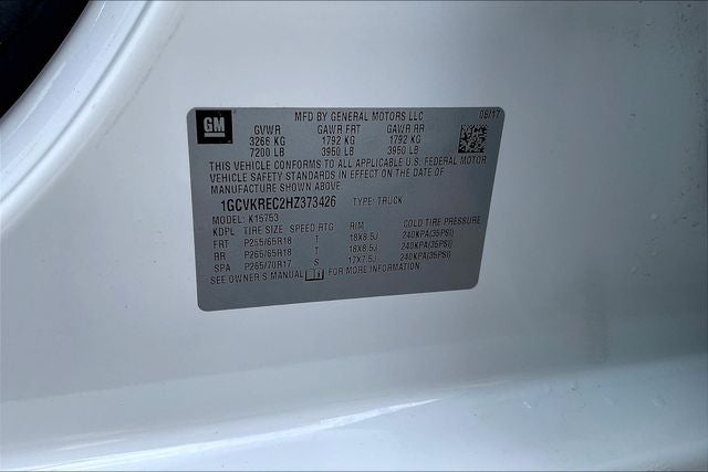 2017 Chevrolet Silverado 1500 2LT