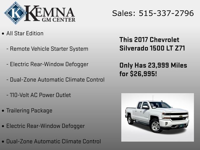 2017 Chevrolet Silverado 1500 2LT