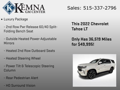 2022 Chevrolet Tahoe 4WD LT