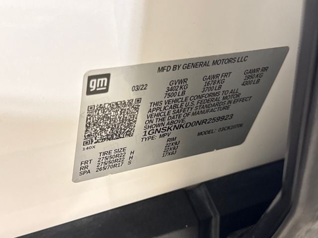 2022 Chevrolet Tahoe 4WD LT