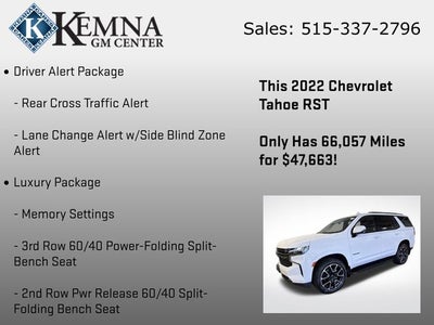 2022 Chevrolet Tahoe 4WD RST