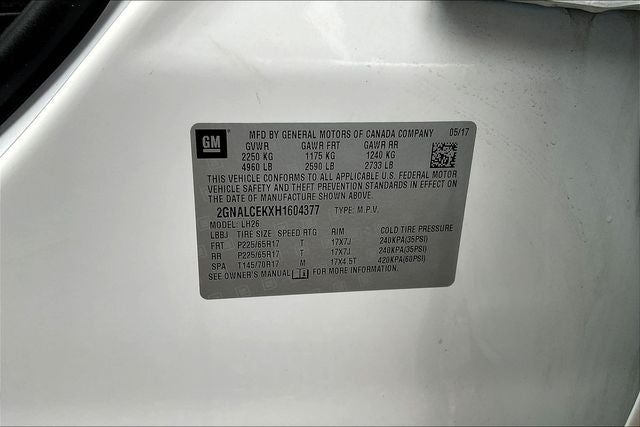 2017 Chevrolet Equinox LT