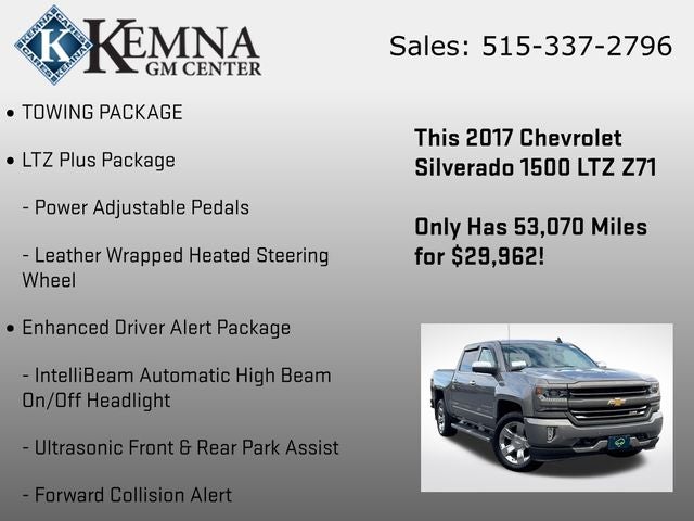 2017 Chevrolet Silverado 1500 2LZ