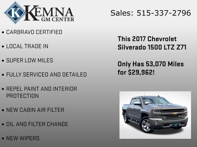 2017 Chevrolet Silverado 1500 2LZ