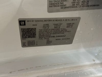 2020 Chevrolet Silverado 1500 4WD Crew Cab Short Bed LT