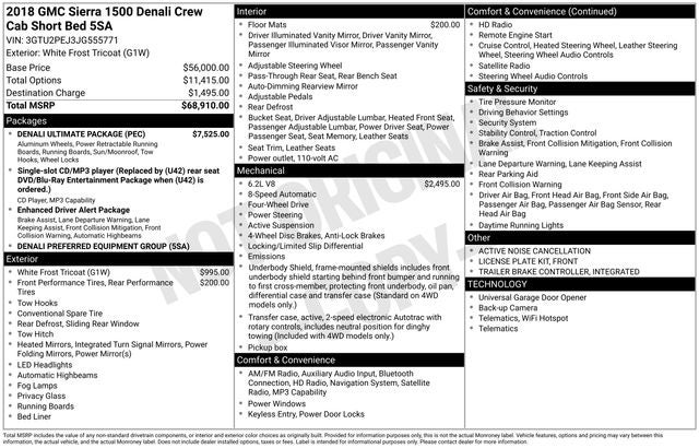 2018 GMC Sierra 1500 Denali
