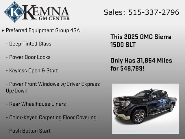 2025 GMC Sierra 1500 4WD Crew Cab Short Box SLT