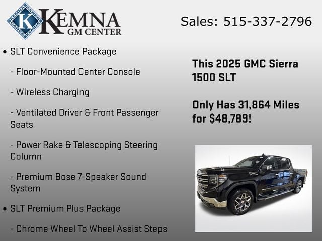 2025 GMC Sierra 1500 4WD Crew Cab Short Box SLT