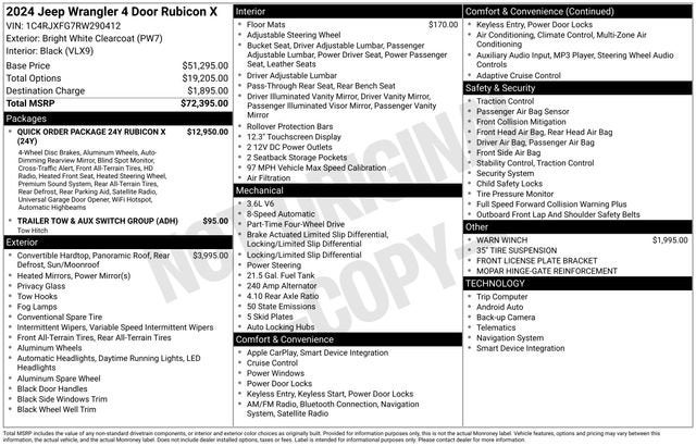 2024 Jeep Wrangler 4-Door Recon 4x4