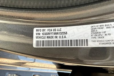 2022 RAM 1500 Big Horn Crew Cab 4x4 5'7" Box